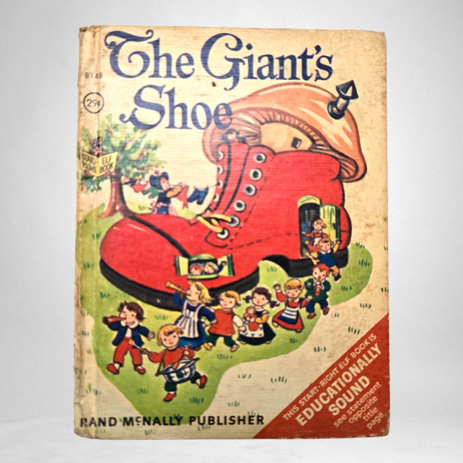 The Giants Shoe Rand McNally Book 1969 # 8148 With RARE $0.29 Price on Cover!!