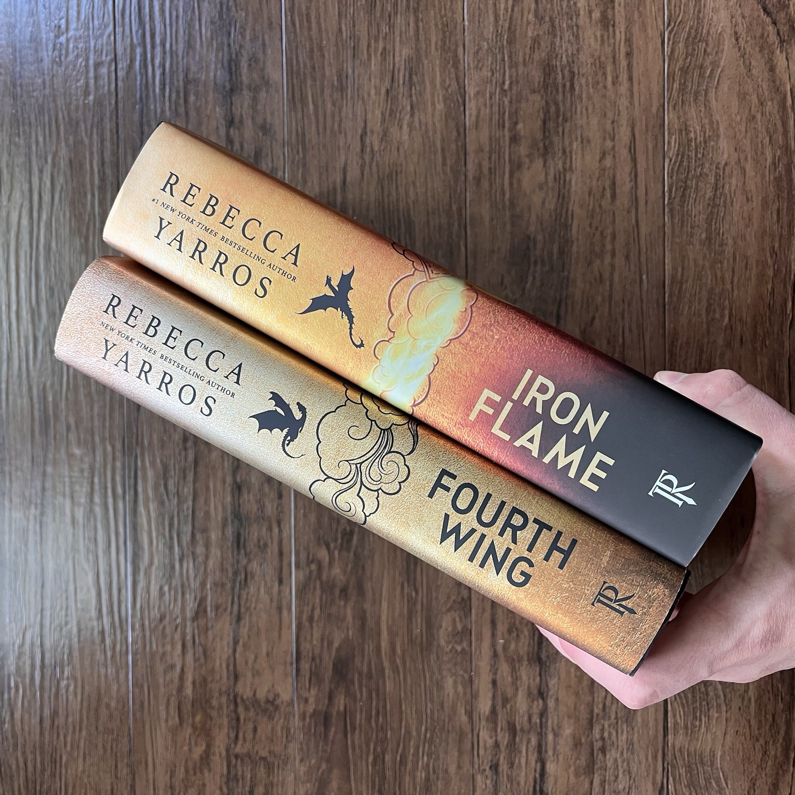 Fourth Wing And Iron Flame by Rebecca Yarros Hardcover Standard Editions