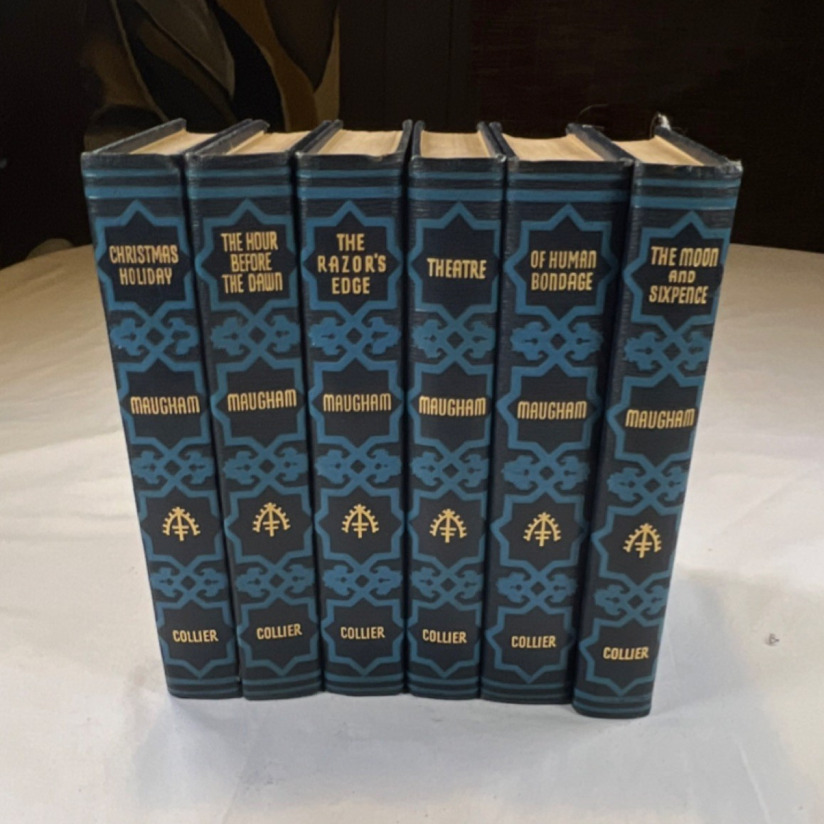 W. Somerset Maugham 6 Book Set Collier Hardcover Vintage Library Classics Lot