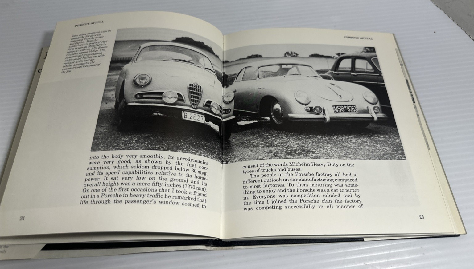 Porsche 356 Coupe Cabriolet Roadster Speedster Carrera Denis Jenkinson 1980 HC