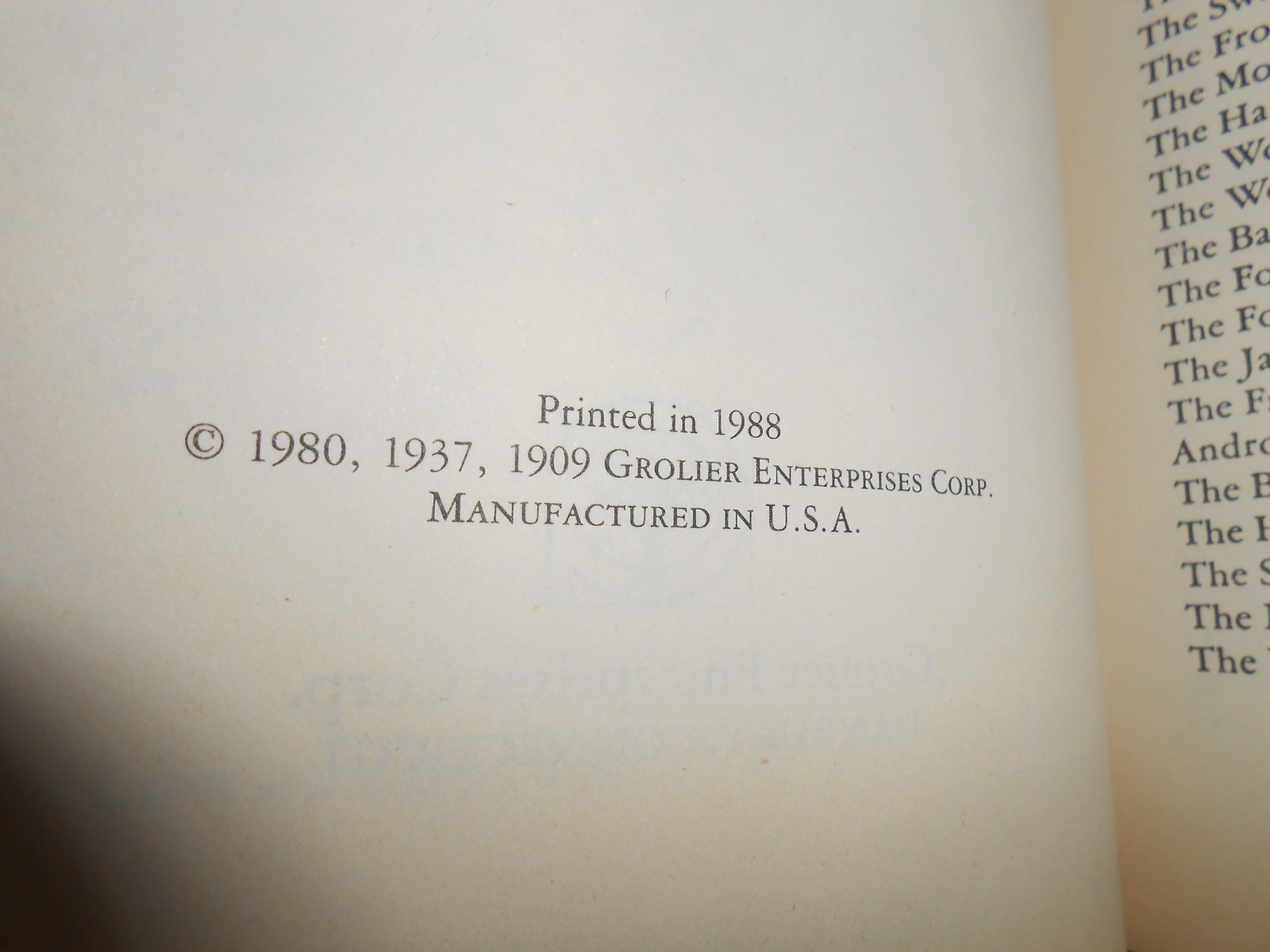 10 HARVARD CLASSICS Collector’s/Registered Edition Grolier’s 1988 – HC VGC
