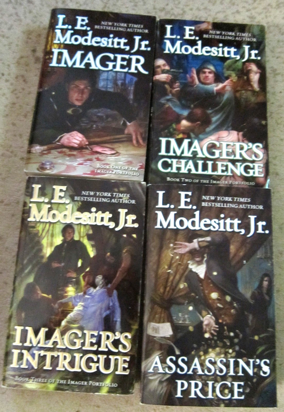 L. E. Modesitt book lot- 4 novels from the Imager Portfolio series…