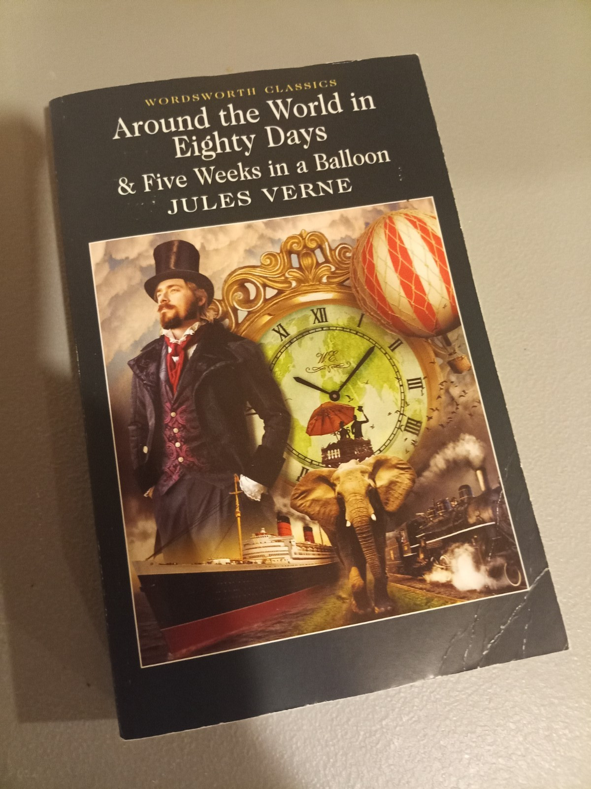 Lot of 5 Jules Verne Novels (Wordsworth) – Paperback – Very good