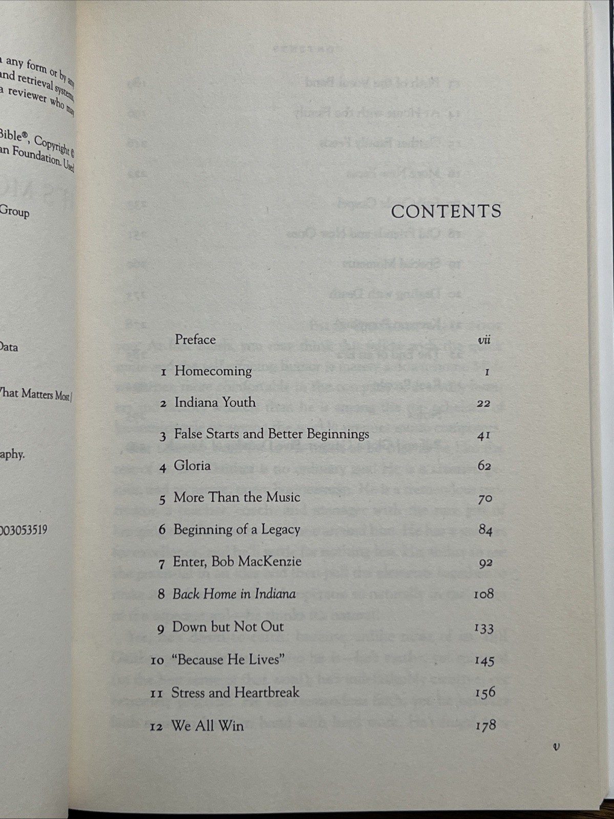 It’s More than The Music by Bill Gaither, 2003, 1st Edition, 1st Print, SIGNED