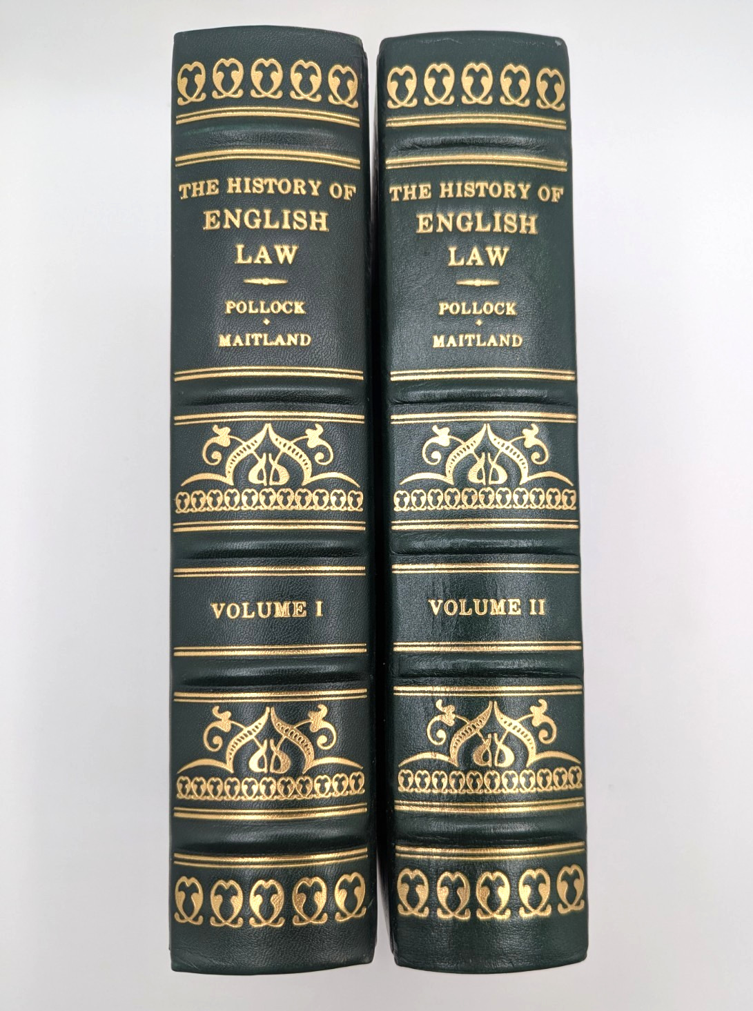 The History of English Law Pollock Maitland Legal Classics Library LEATHER Set