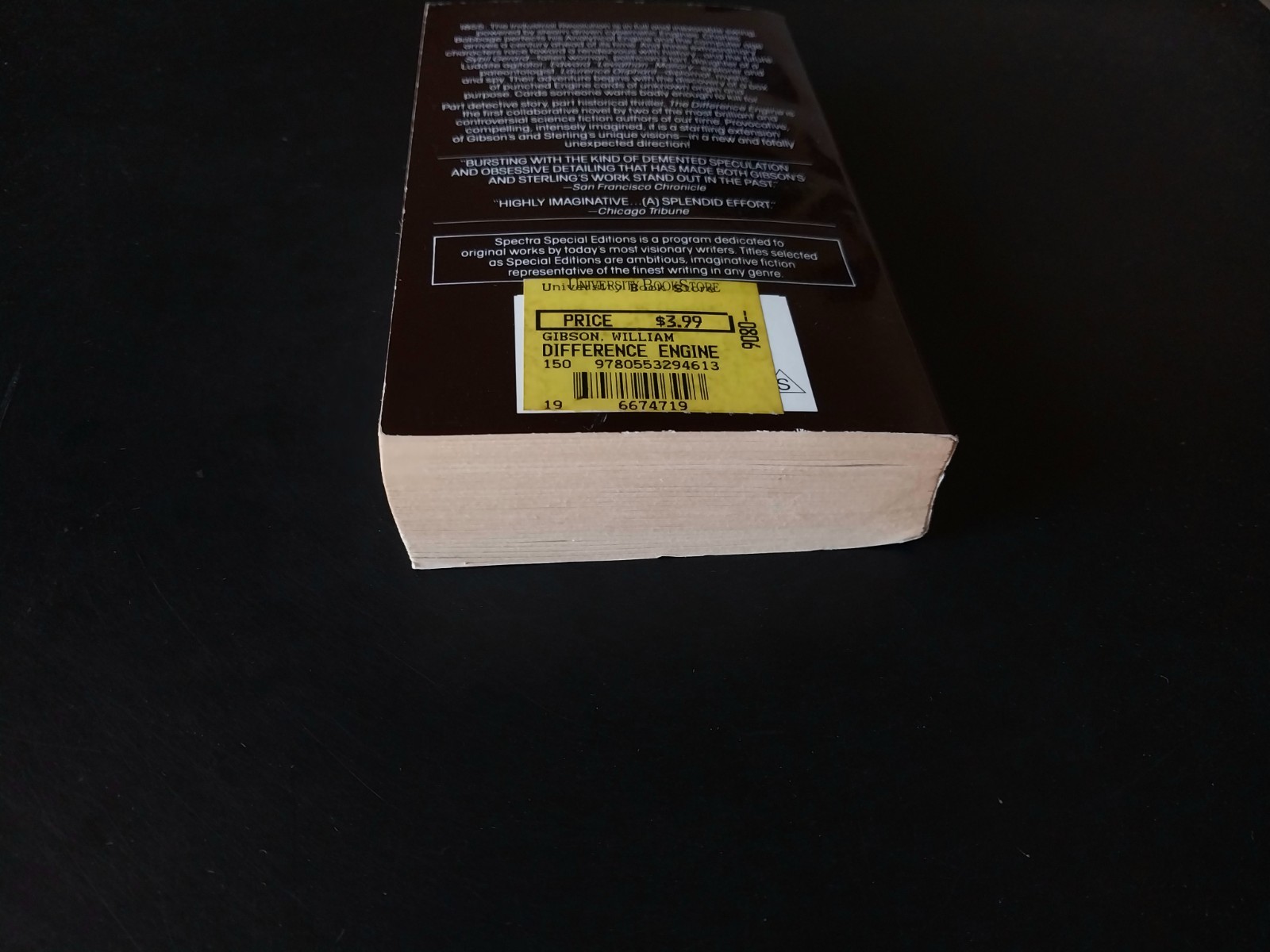 William Gibson & Bruce Sterling – The Difference Engine – Bantam 15th Printing