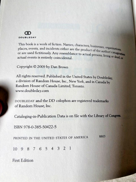 1st Edition/Print HCDJ – The Lost Symbol By Dan Brown NEW 2009 + FREE SHIPPING