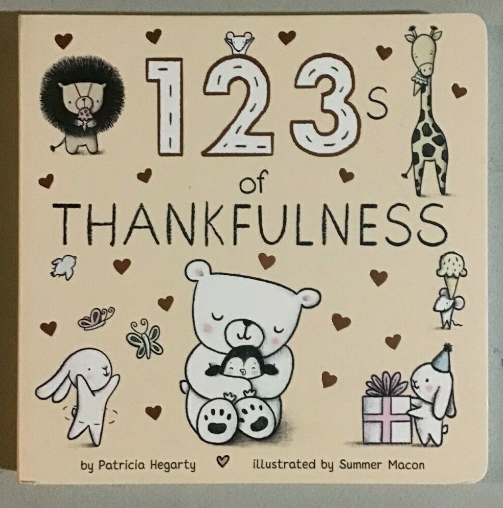 123s of Thankfulness Board book – NEW
