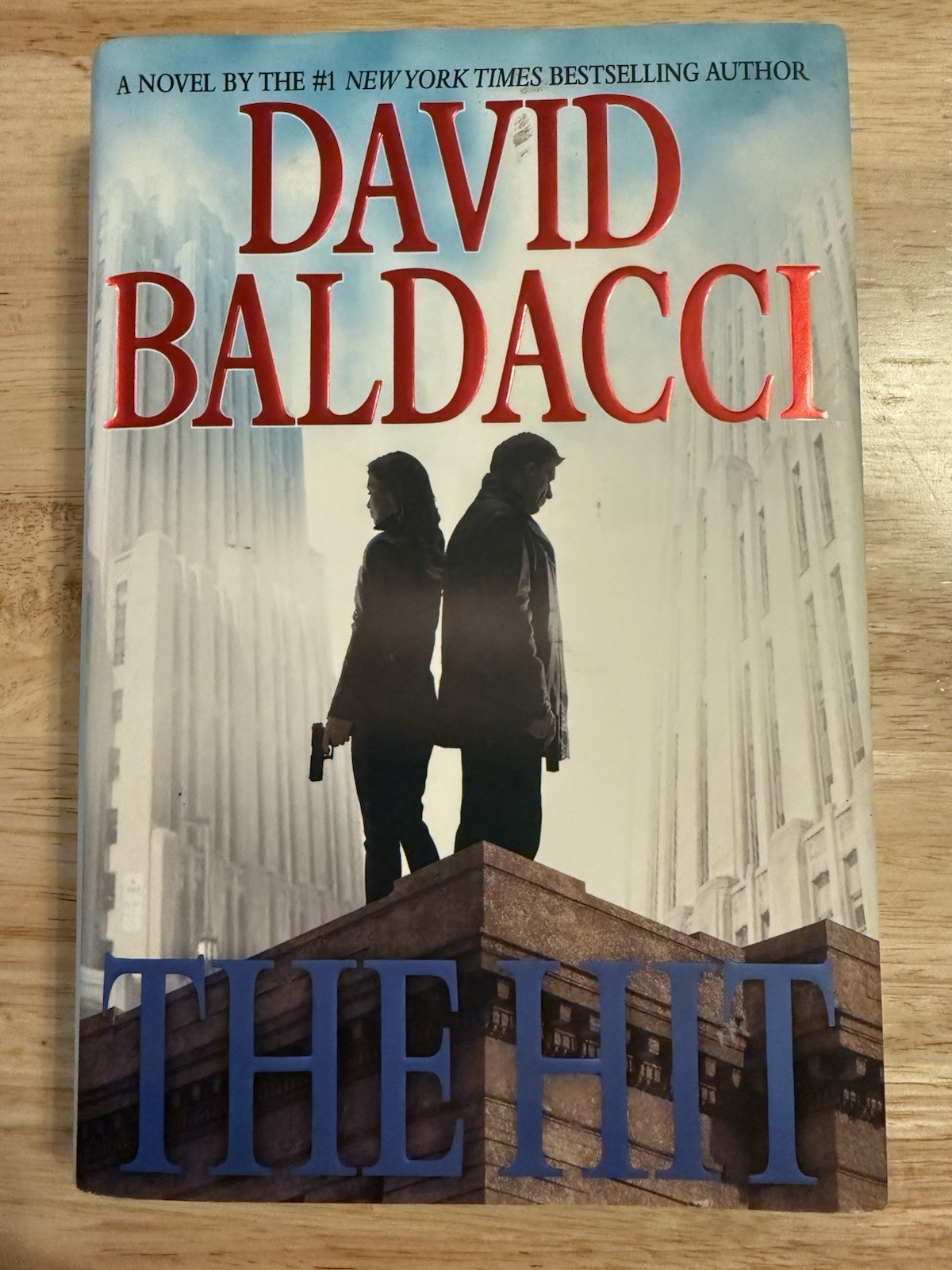 David Baldacci THE HIT Hard Back Book, Read One Time.