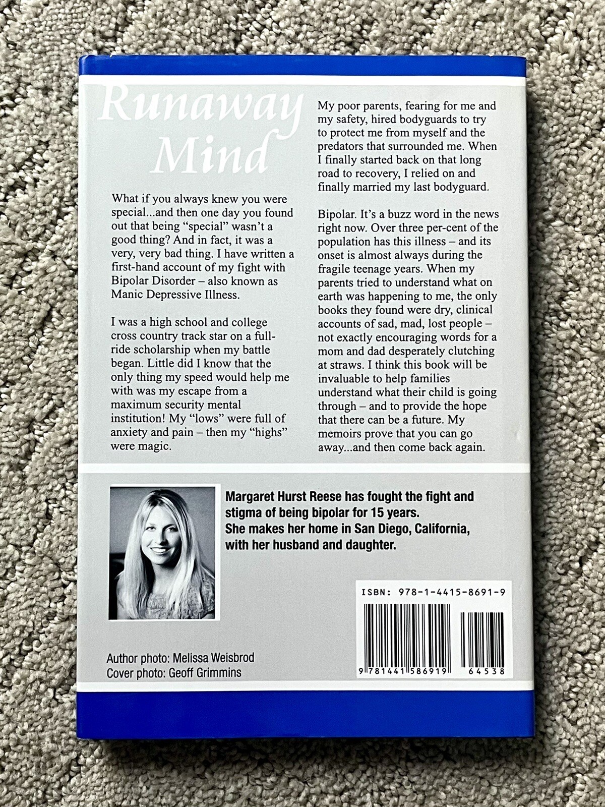 Runaway Mind by Maggie Reese Signed