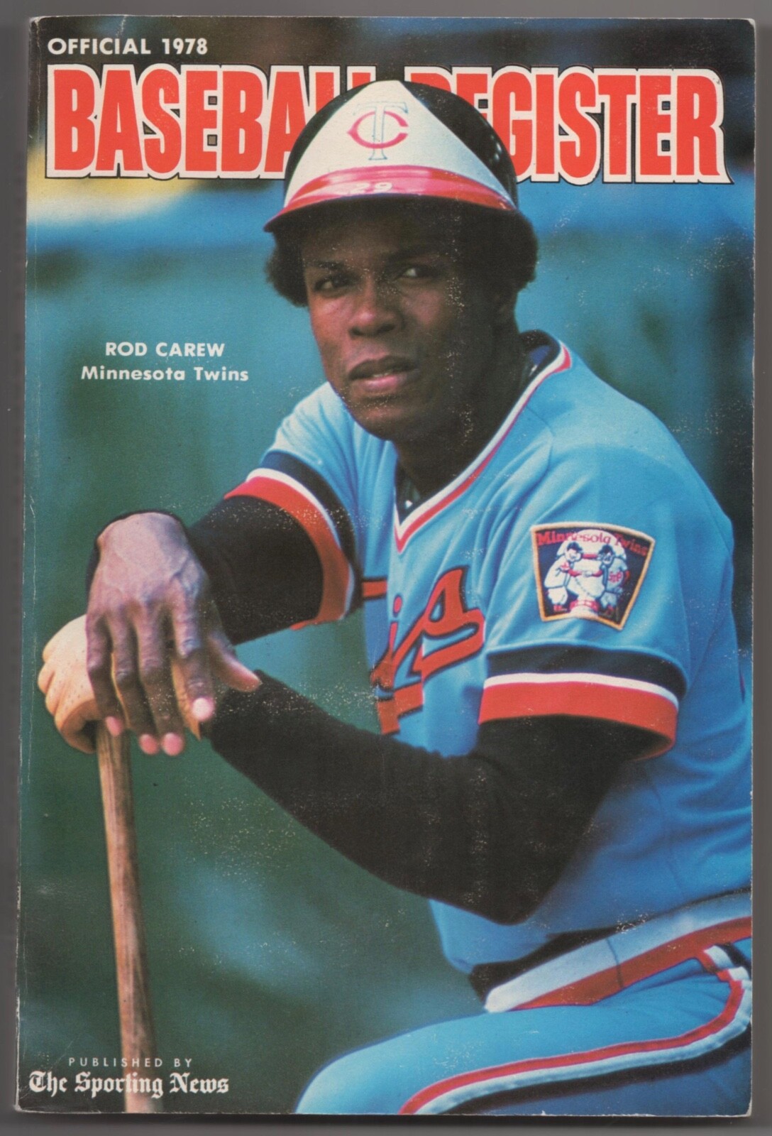 1978 The Sporting News Baseball Register, HOFer Rod Carew on the cover