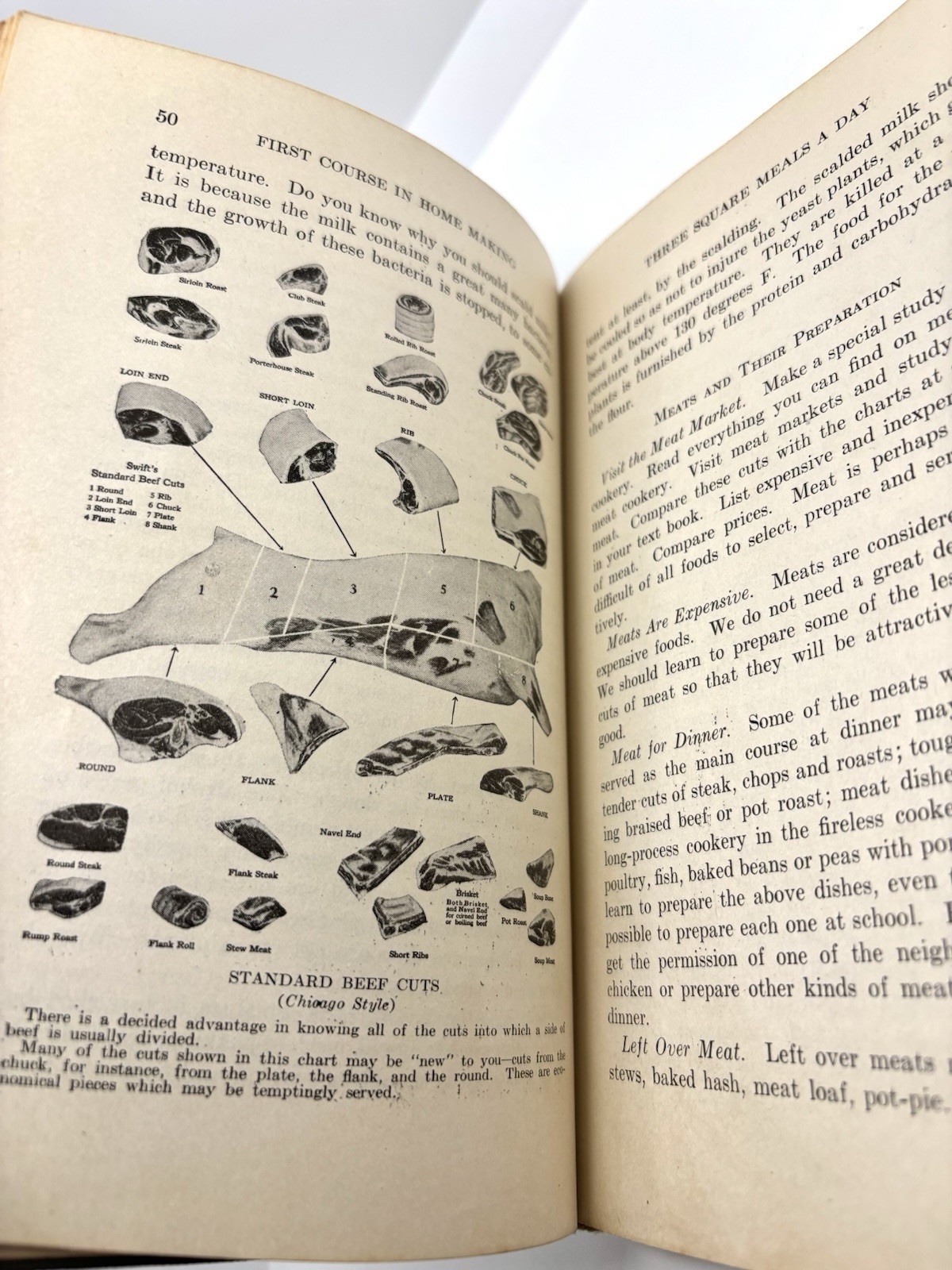 First Course In Home Making | Maude Richman Calvert | 1924 • Hardcover