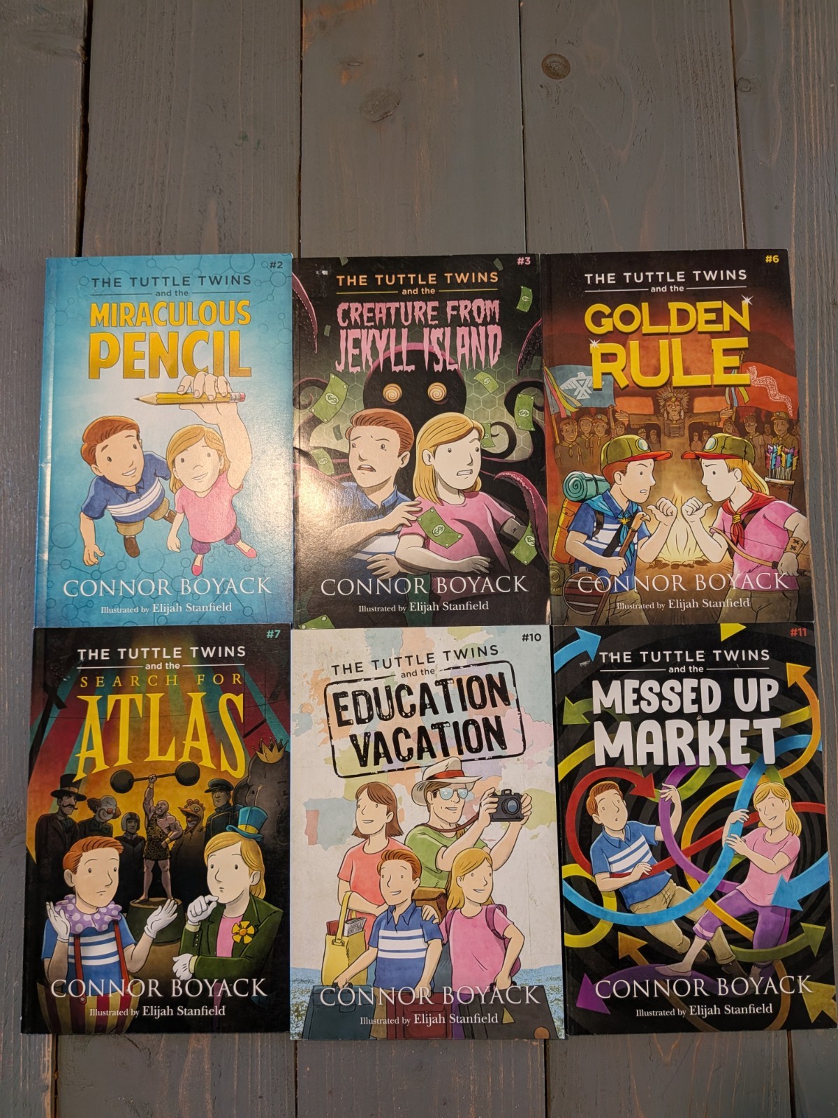 Lot 6 Tuttle Twins Paperback Books Connor Boyack
