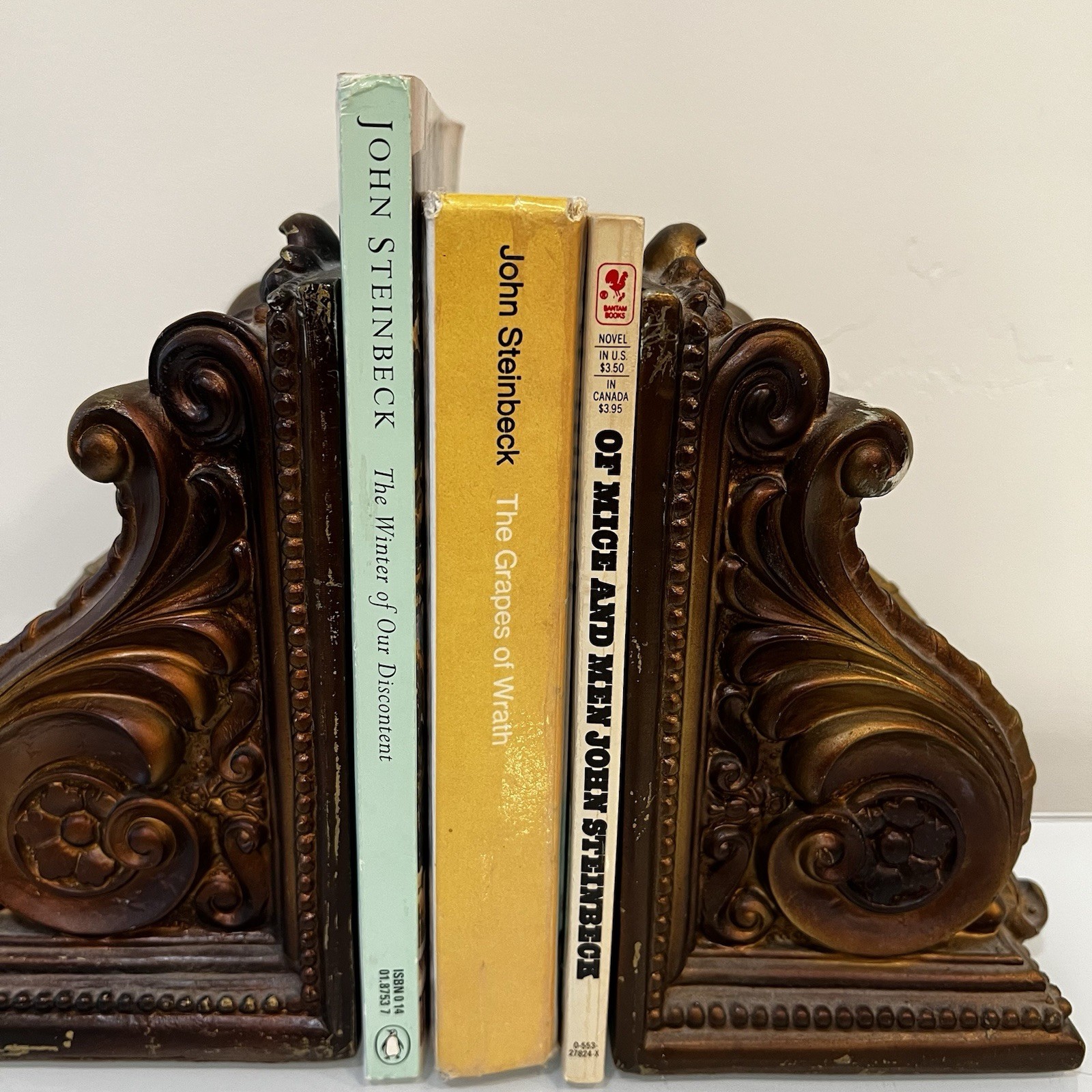 John Steinbeck, Lot of 3 Of Mice and Men, Grapes of Wrath Winter Of Discontent