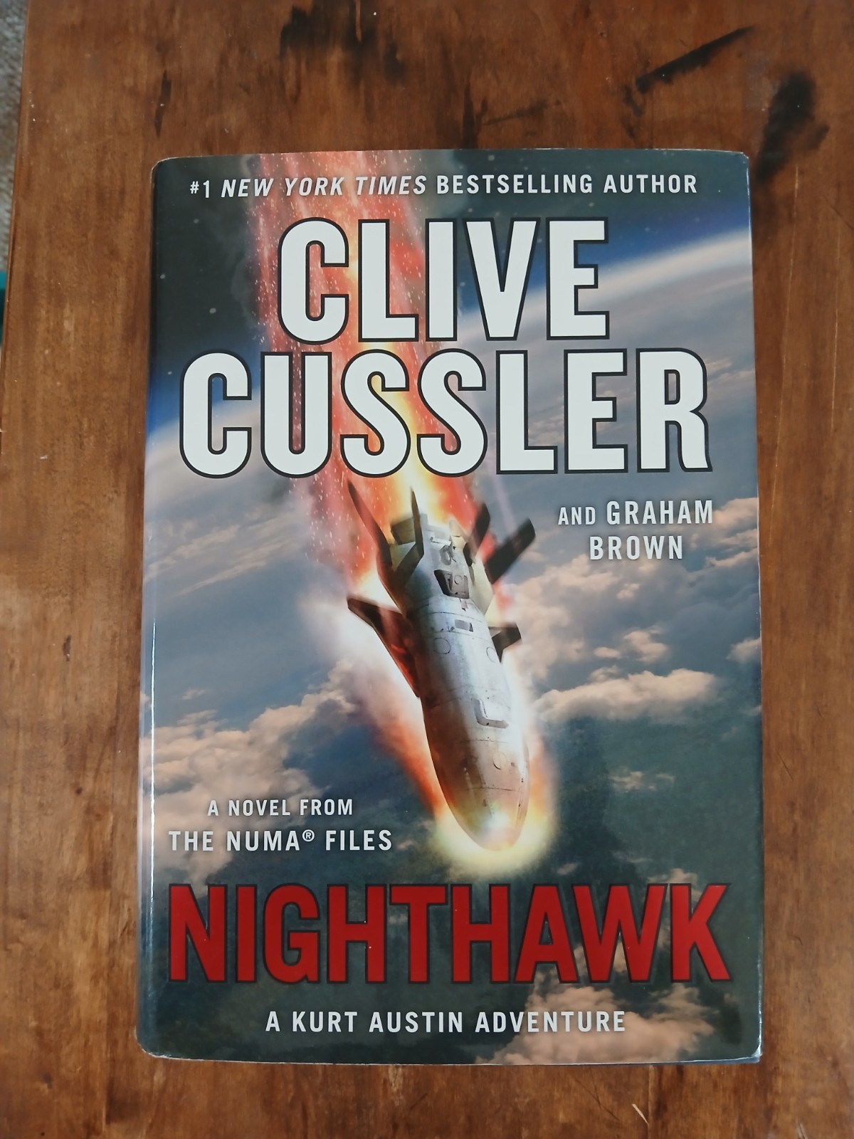 Clive Cussler Graham Brown Signed Nighthawk 2017 First Edition First Printing