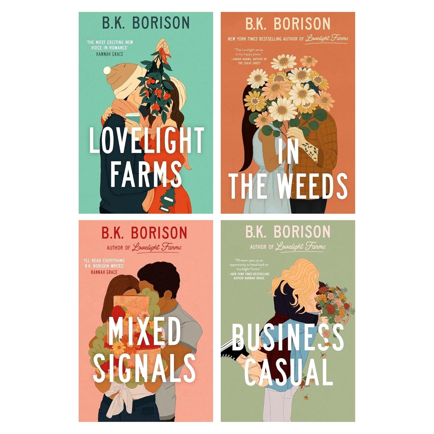 Lovelight Series 4Book Set Lovelight Farms, In The Weeds by BK Borison Paperback