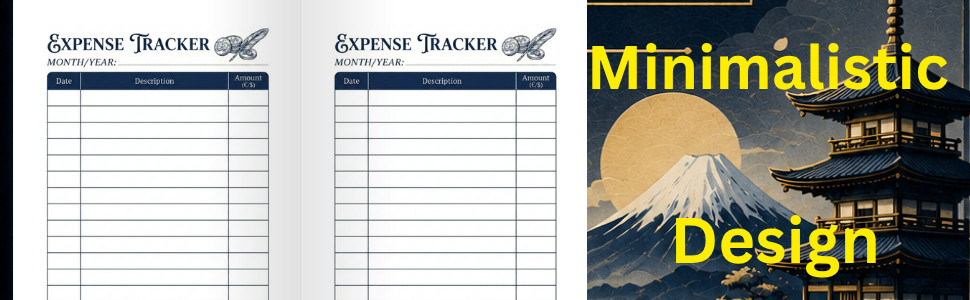 Expense Tracker Log Book Journal Notebook 6 X 9 Paperback