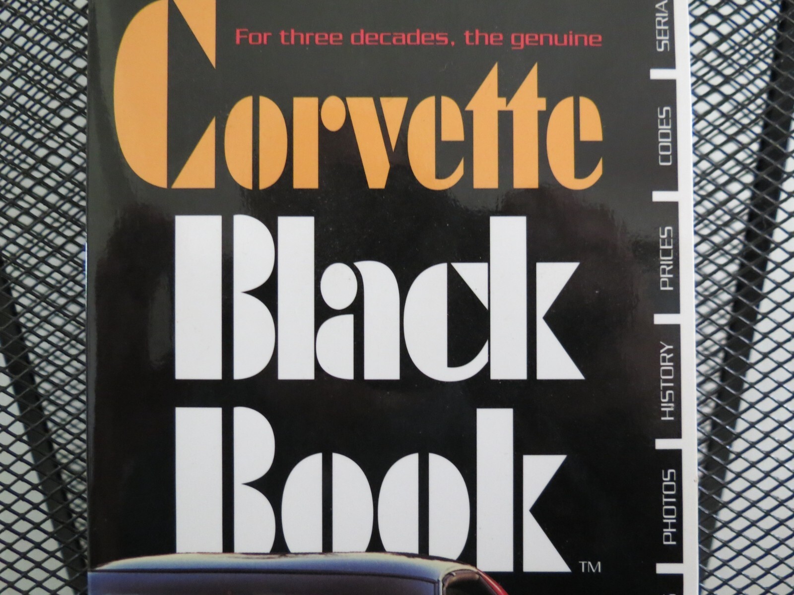 The Genuine Corvette Black Book – 1953-2008 By Michael Antonick – Excellent Cond