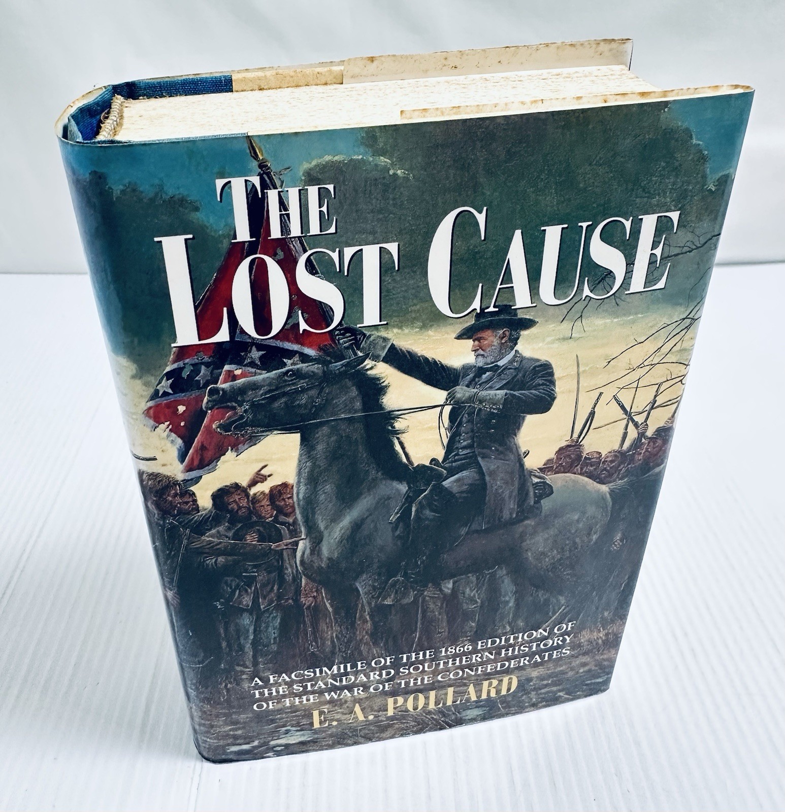 Lost Cause Hardcover E A Pollard 1994 Civil War Confederate History Study Book