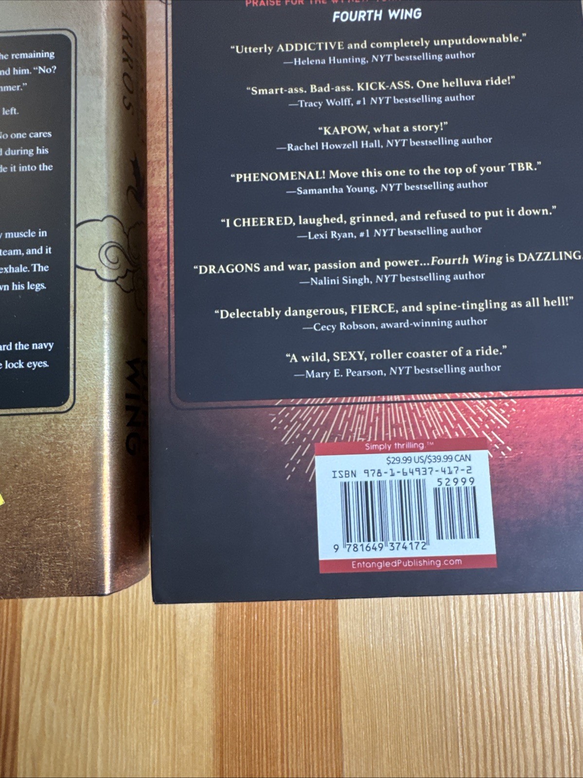 Fourth Wing Iron Flame Rebecca Yarros Hardcover Standard Edition Empyrean Set