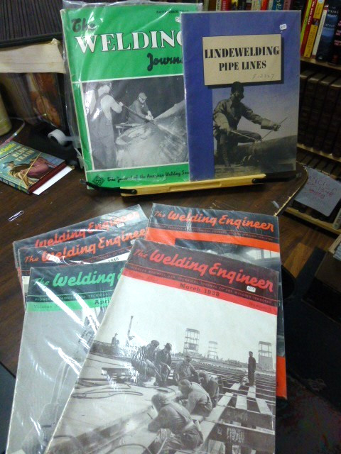 Welding Engineer & Welding Journals – Lot of 10 (Late 1930s, early 1940s)