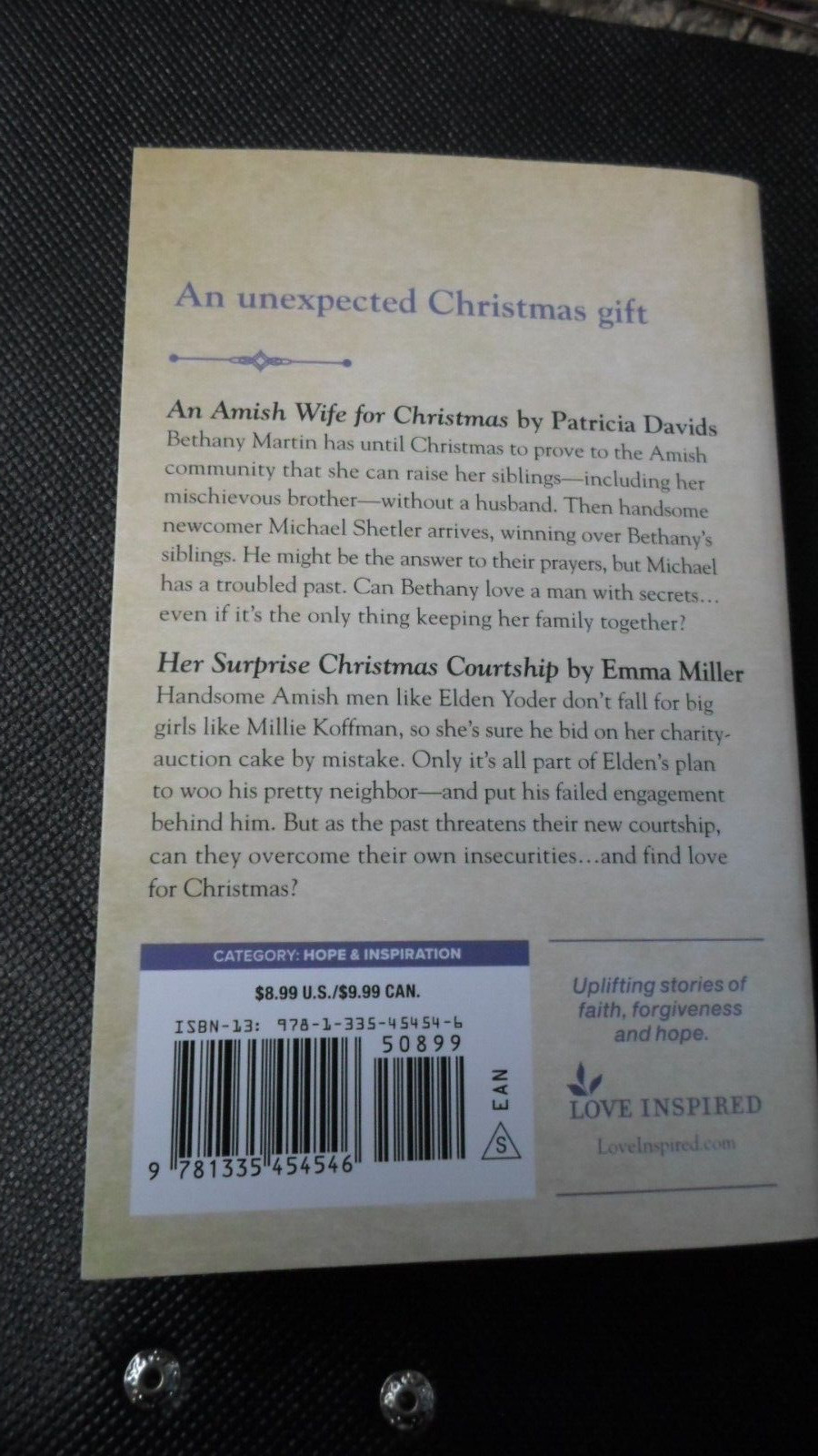 An Amish Match for Christmas-Love Inspired-474 pages-2023-USA Romance Novel-