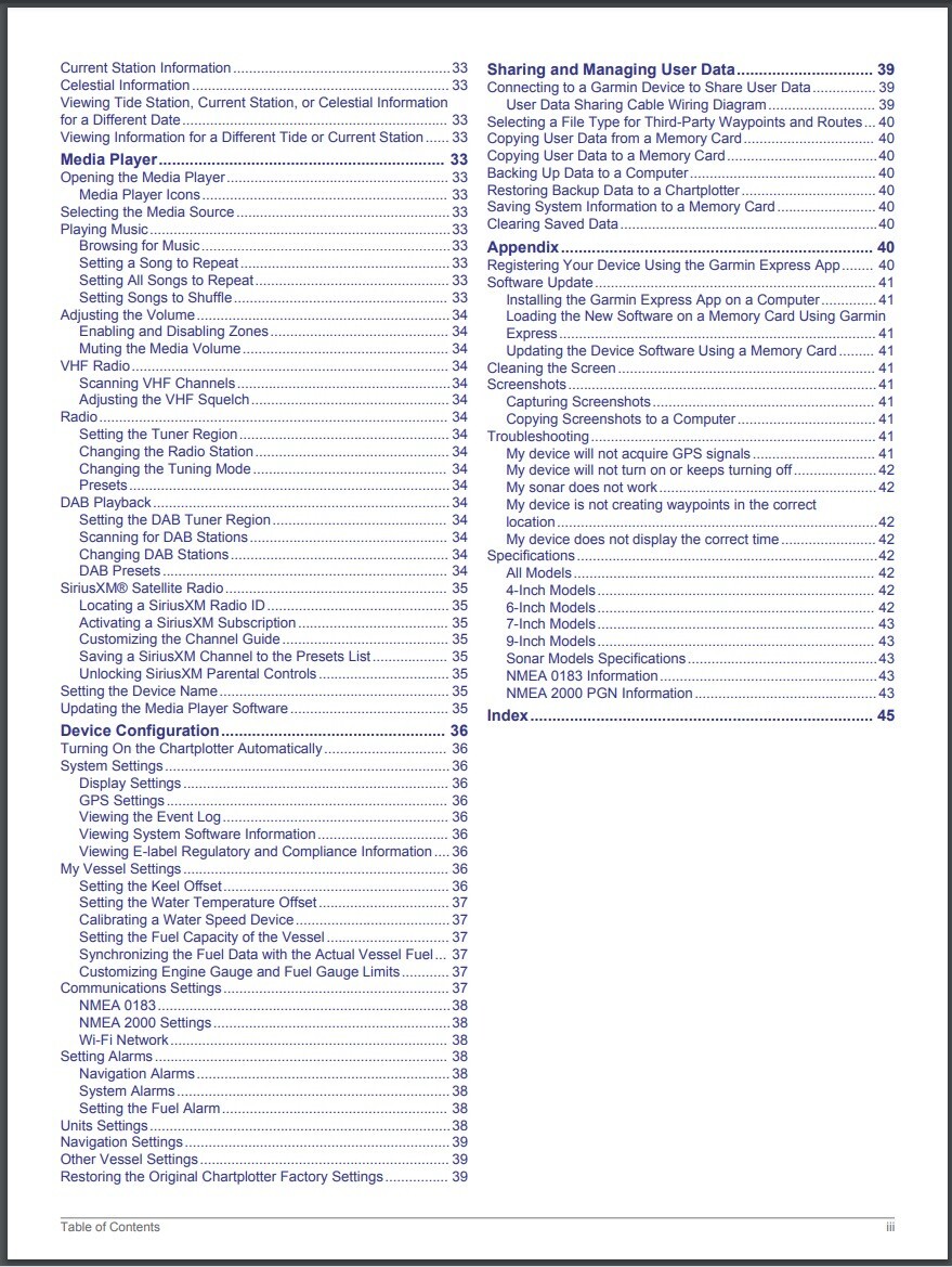 Garmin EchoMAP Plus 40 60 70 90 Owners Manual: 54 Pages, Color, Free Shipping