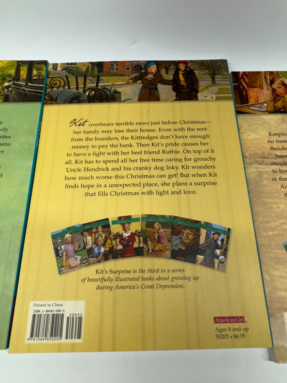 Kit An American Girl Paperback Book Set #1, 3-6 Missing Bk 2 EUC