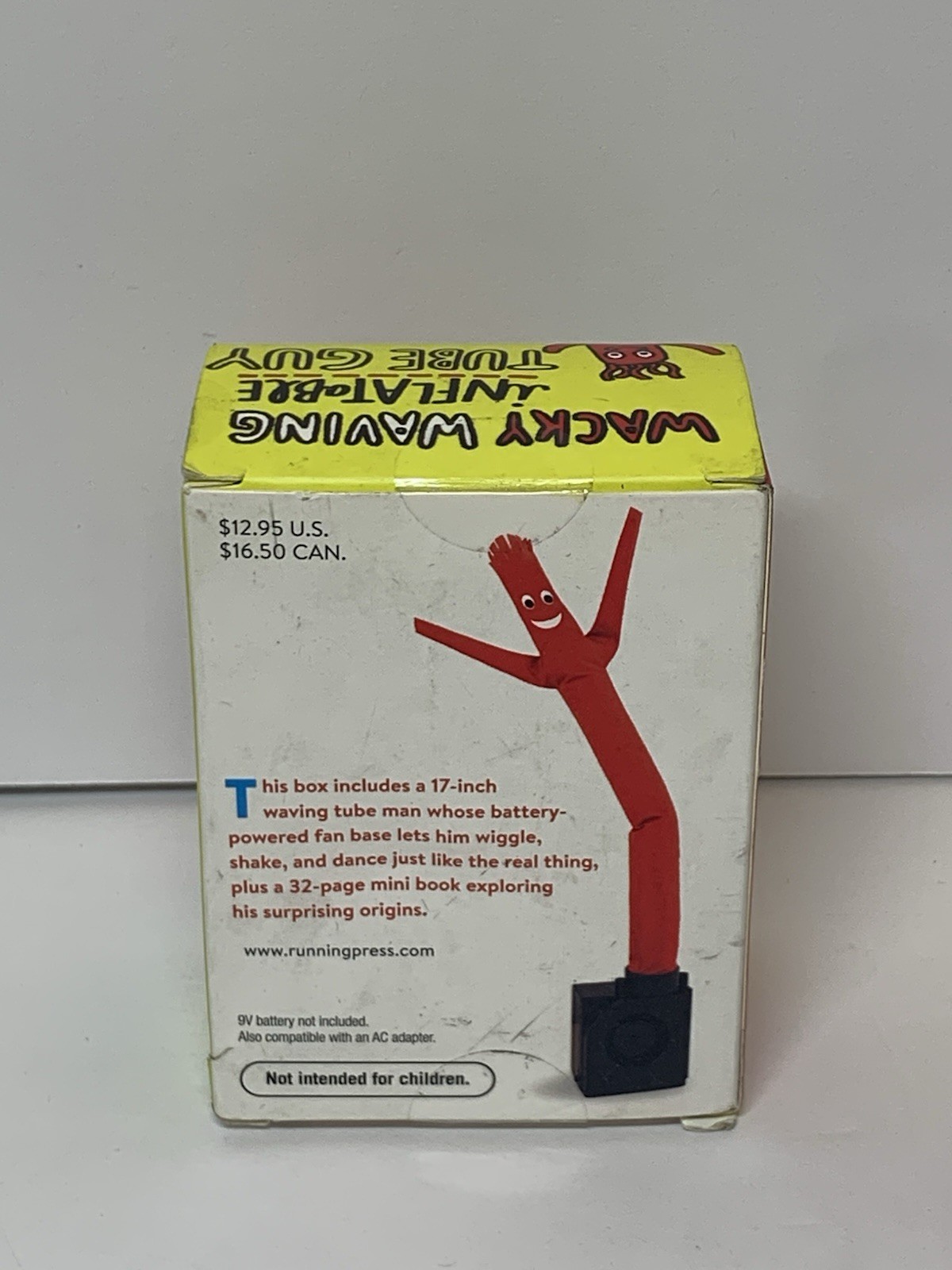 Wacky Waving Inflatable Tube Guy 17″ Mini Desk Version Fun Novelty Gift w/Book