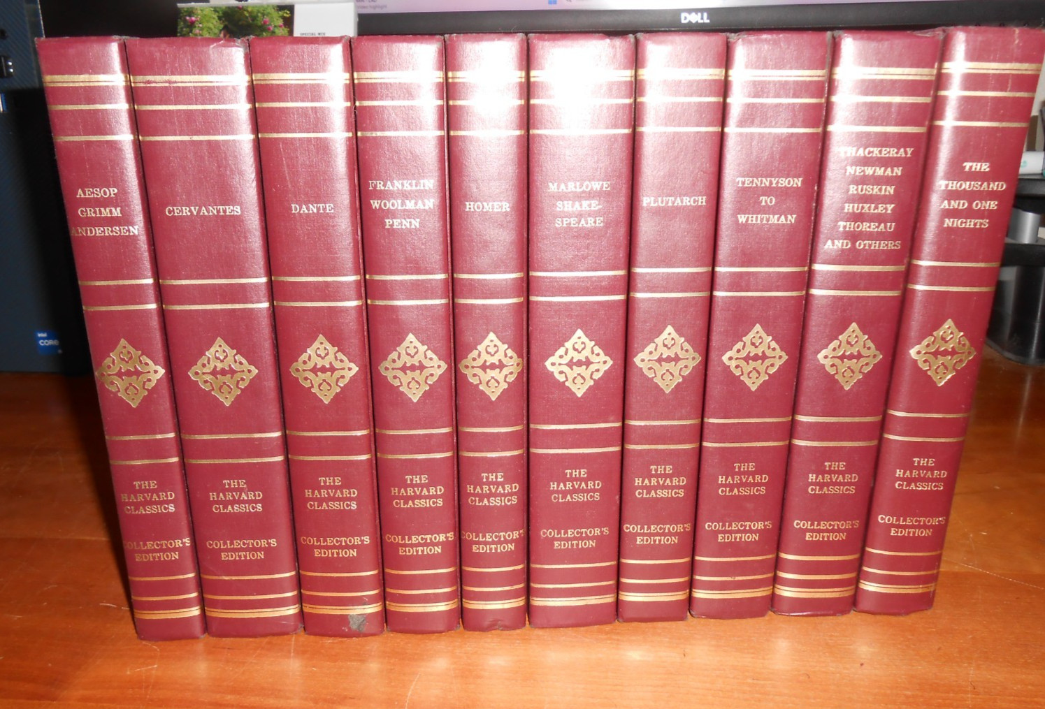 10 HARVARD CLASSICS Collector’s/Registered Edition Grolier’s 1988 – HC VGC