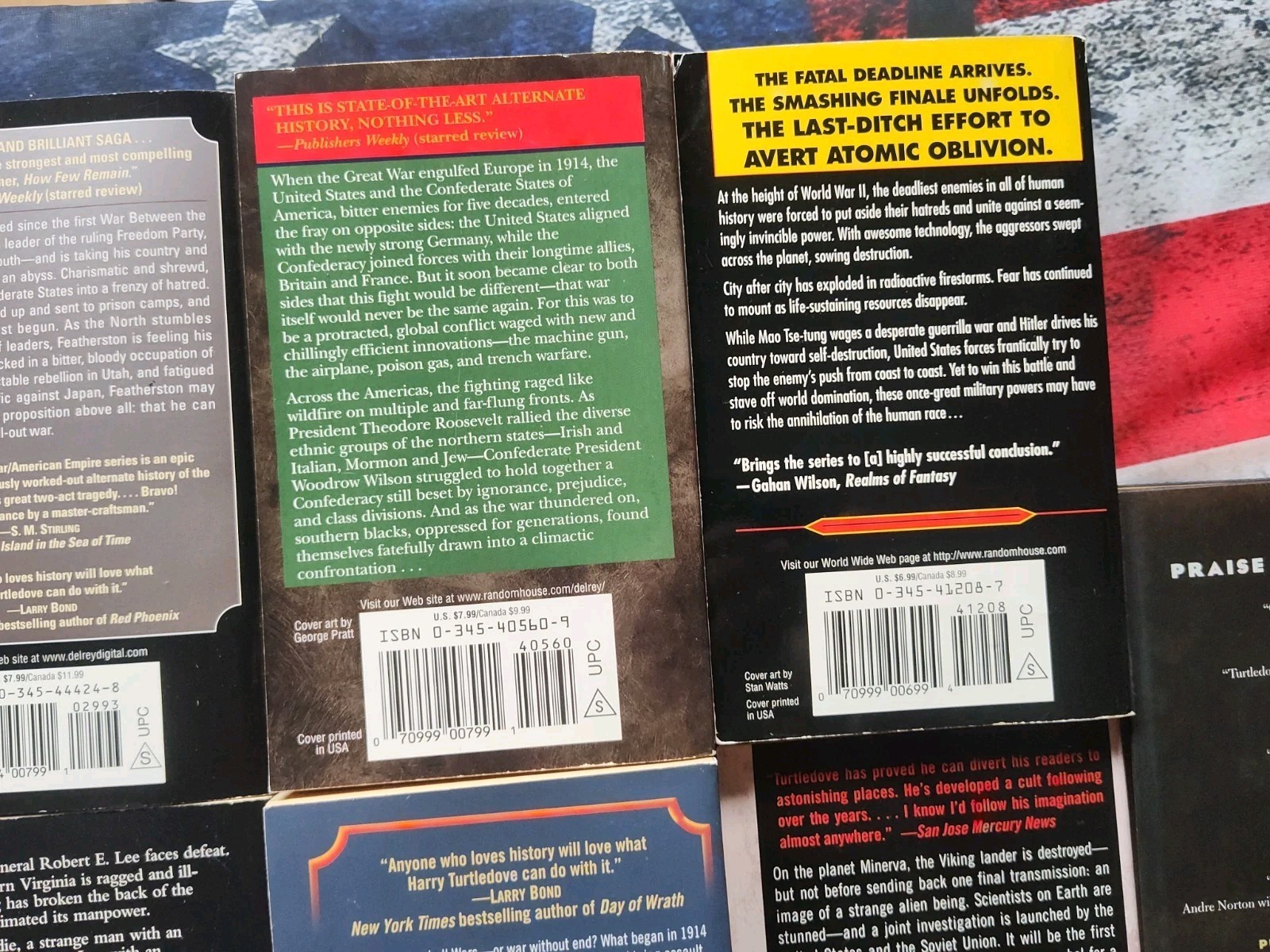 Harry Turtledove Lot Of 12 Books 11-PB 1-HCDJ Great Shape! American Empire Wwar